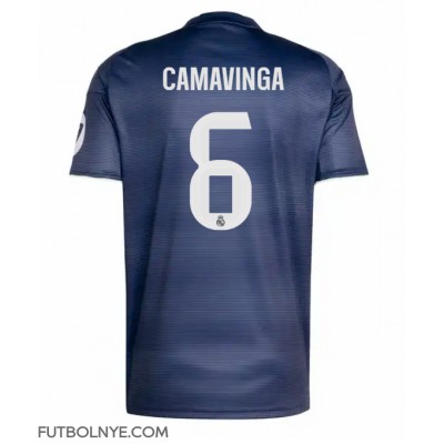 Camiseta Real Madrid Eduardo Camavinga #6 Visitante Equipación 2025-26 manga corta Camiseta Real Madrid Eduardo Camavinga #6 Visitante Equipación 2025-26 manga corta